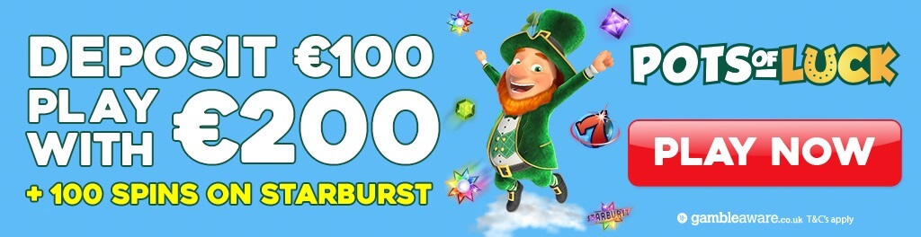 pots of luck casino review bonus