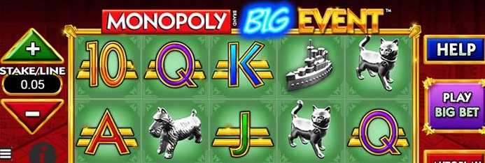 monopoly big event slot review