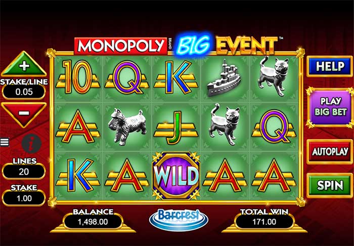 monopoly big event free spins bonus