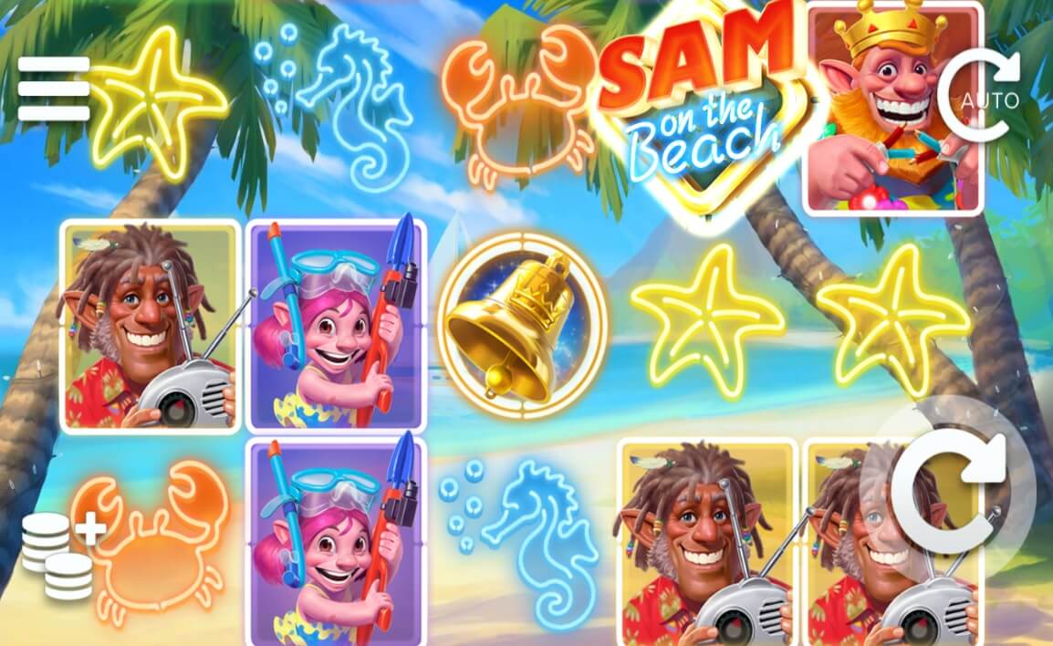 sam on the beach slot