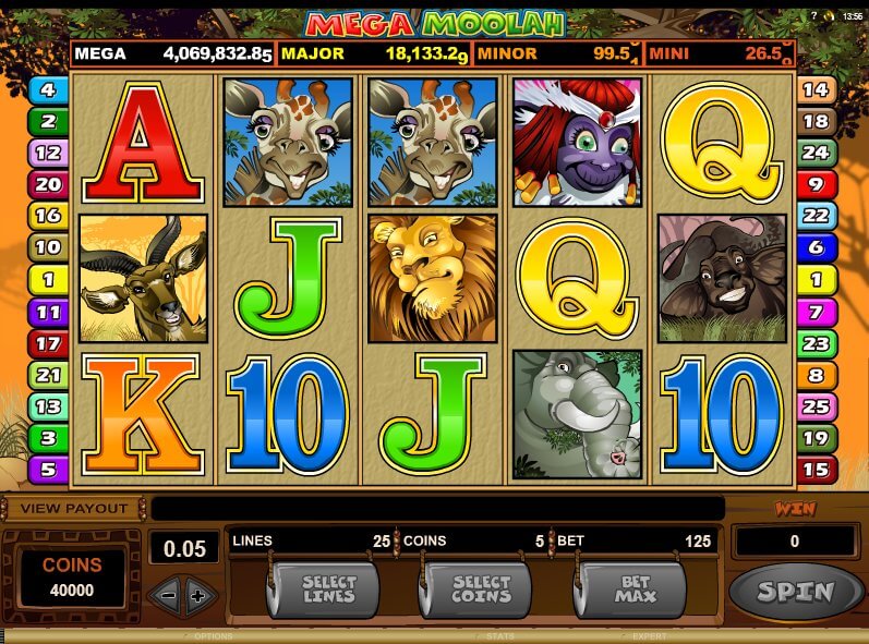 megamoolah casino slot
