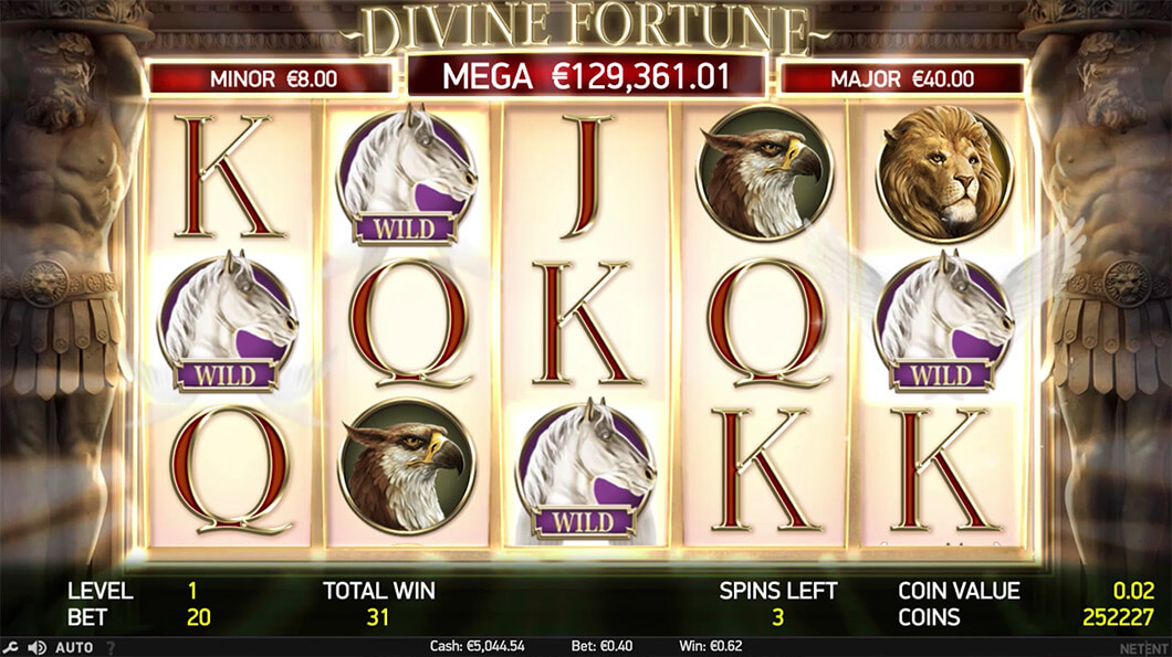 divine fortune slot review netent 