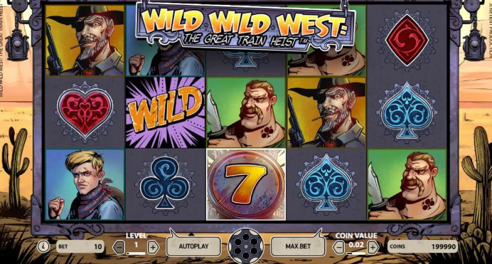 Wild Wild West The Great Train Heist Slot casinos